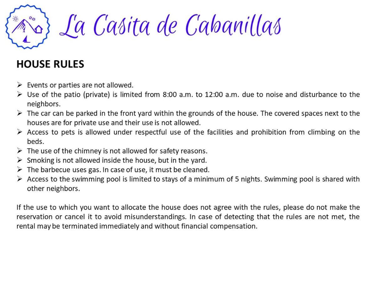 La Casita De Cabanillas. Cabanillas De La Sierra. Exterior photo
